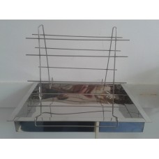 Tava descapacit, cuva inox, pentru 2 rame